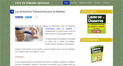Desktop Screenshot of libredediabetesopiniones.com